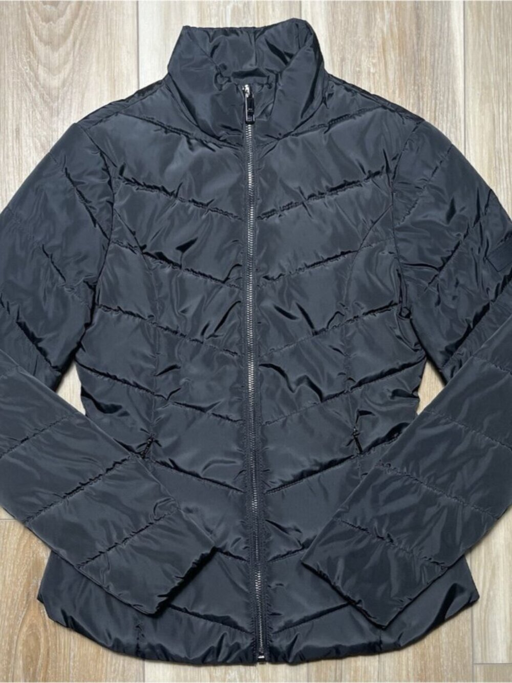 Ted baker London Renika Quilted Zip Up Black Puffer Jacket - Women Size 0